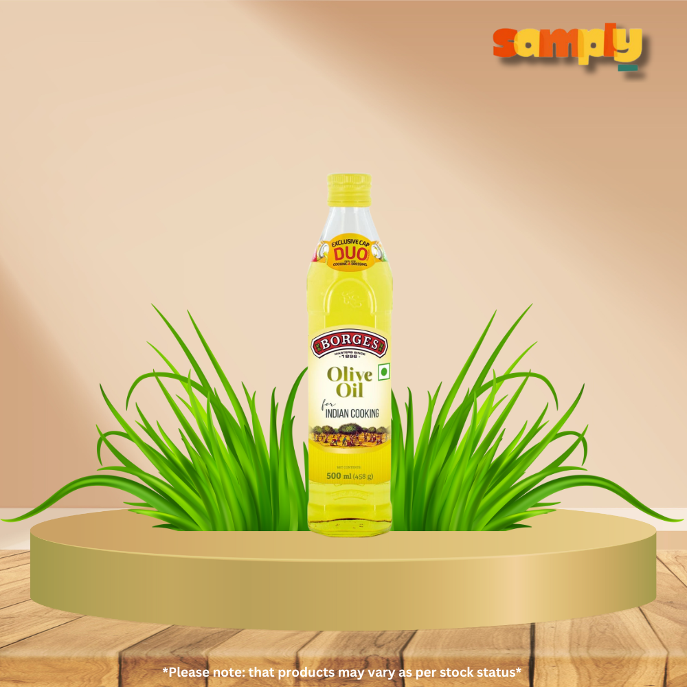 Borges Olive Oil for Indian Cooking - 500 ml | 75% MUFA