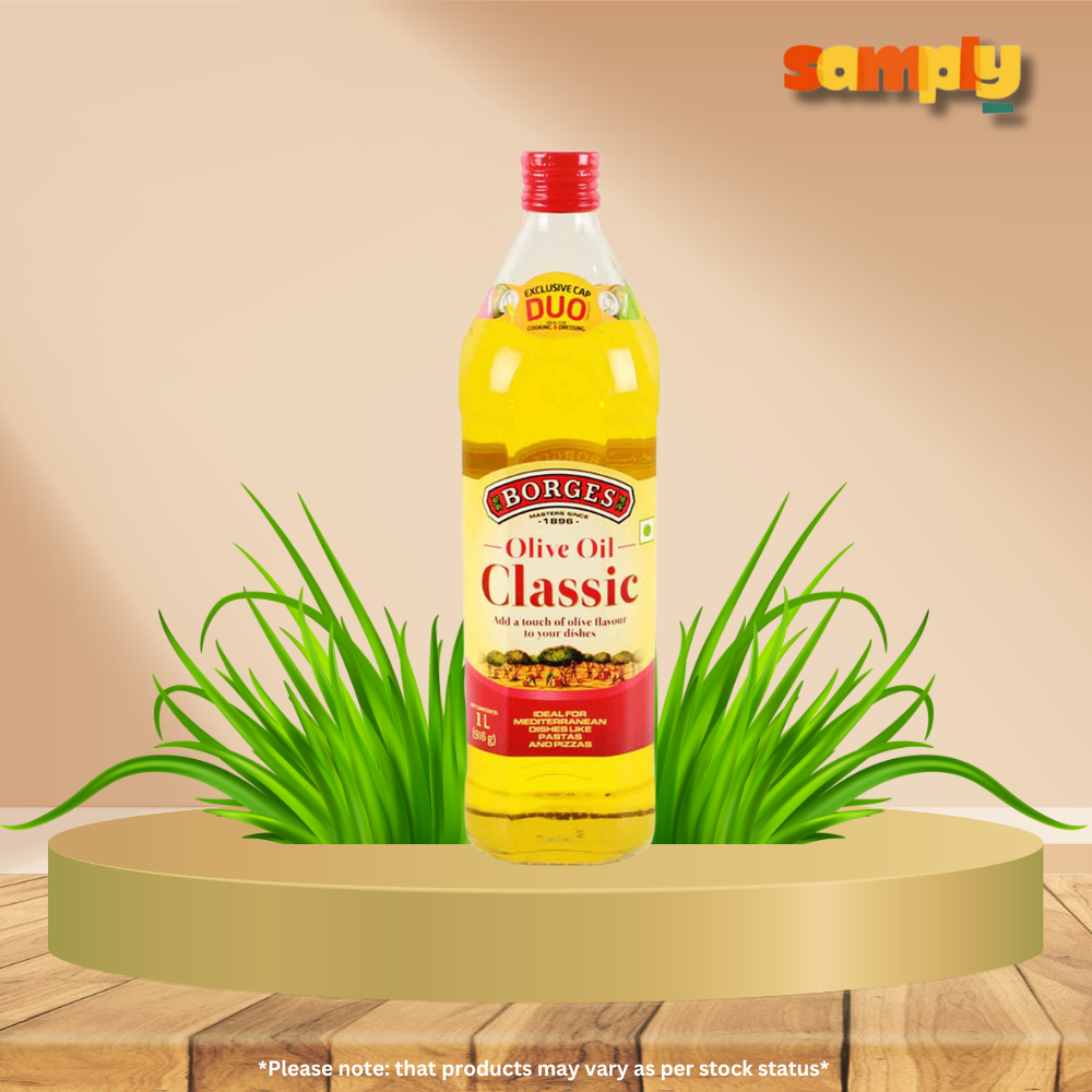 Borges Classic Olive Oil 1 L | 75% MUFA | Rich in Antioxidants