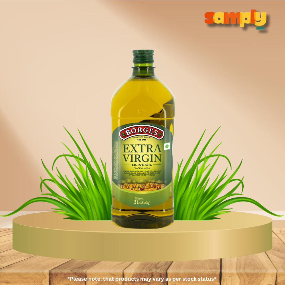 Borges Extra Virgin Olive Oil - 2L |First cold extraction|75% MUFA | Rich in Antioxidants