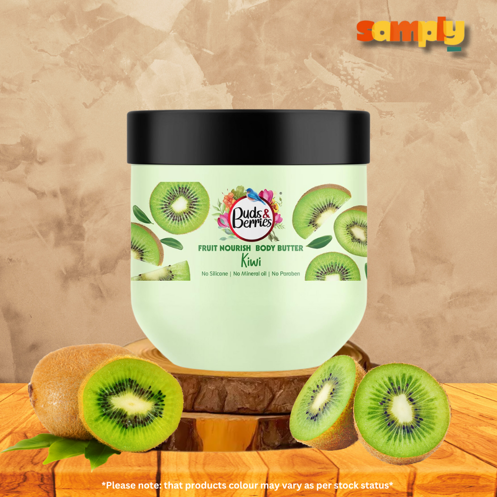 Buds & Berries Kiwi Extracts, Fruit Nourishing Body Butter (200 ml)