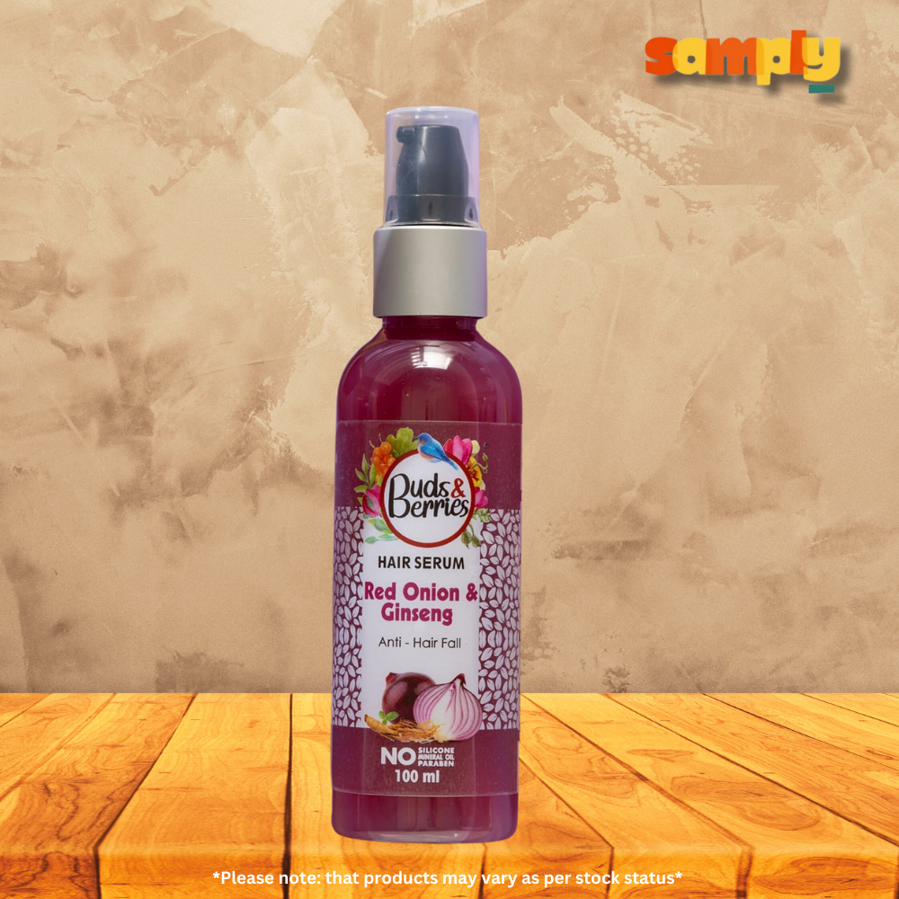 Buds & Berries Red Onion and Ginseng Anti-Hairfall Hair Serum